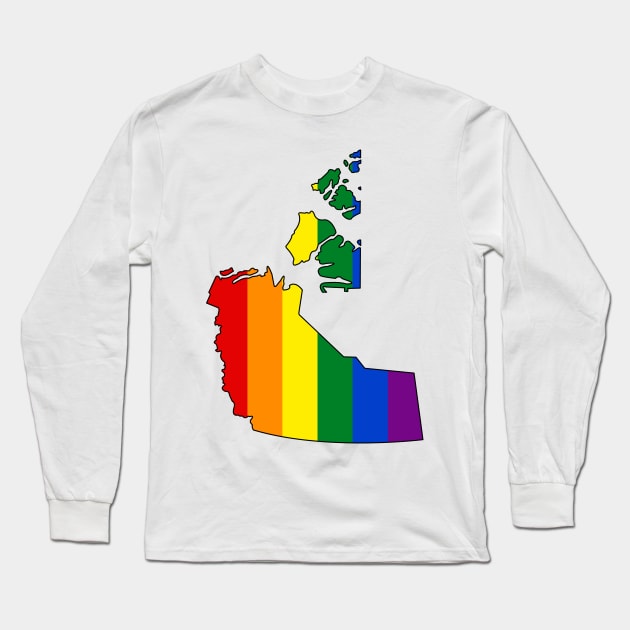 Northwest Territories Pride! Long Sleeve T-Shirt by somekindofguru